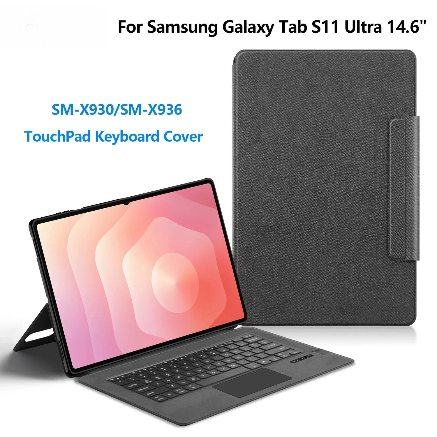 Touchpad Keyboard For Samsung Galaxy Tab S11 Ultra 14.6" Protective Case For Tab S11 ultra 14.6 2025 SM-X930 X936 Keyboard Cover
