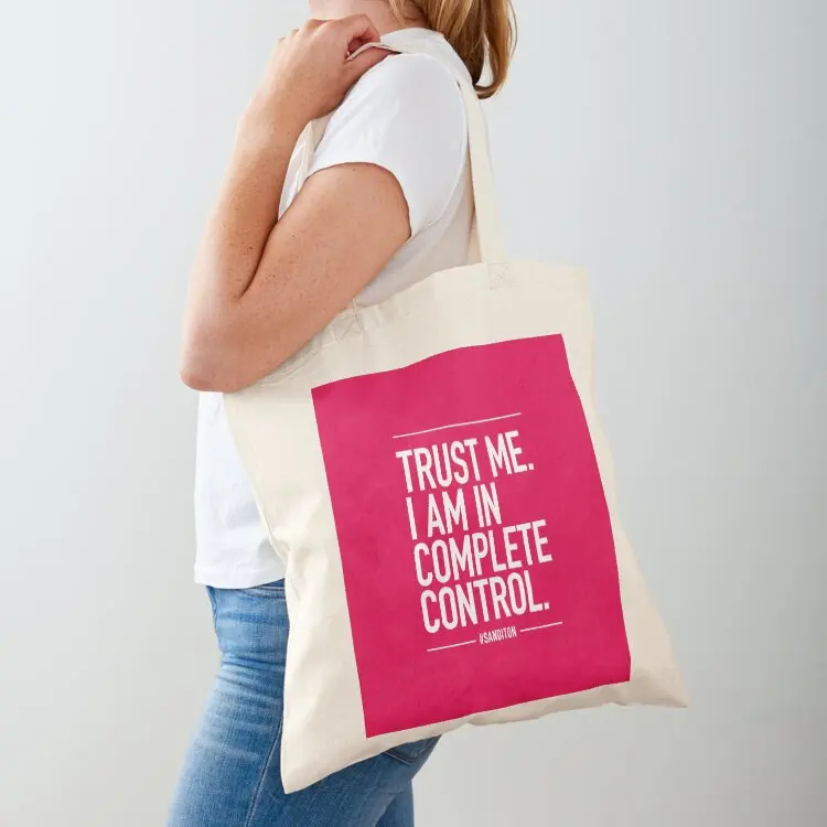 

Sanditon Crowe Quote Trust me. I am in complete control - Red Tote Bag sac pour femme canvas shopping bag Cloth bags