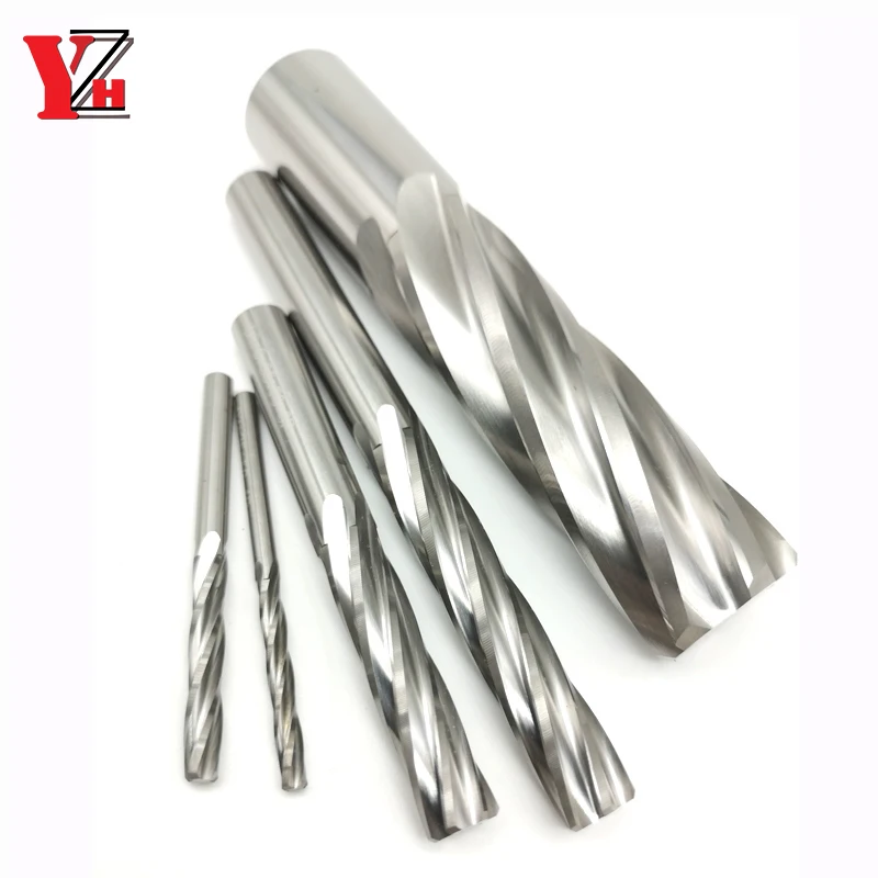 YZH 2mm ~20mm Machine Reamer HRC50 Uncoated Spiral Groove 4F 6F Tolerance H7 Harened Steel Metal Cutter CNC Inner Hole
