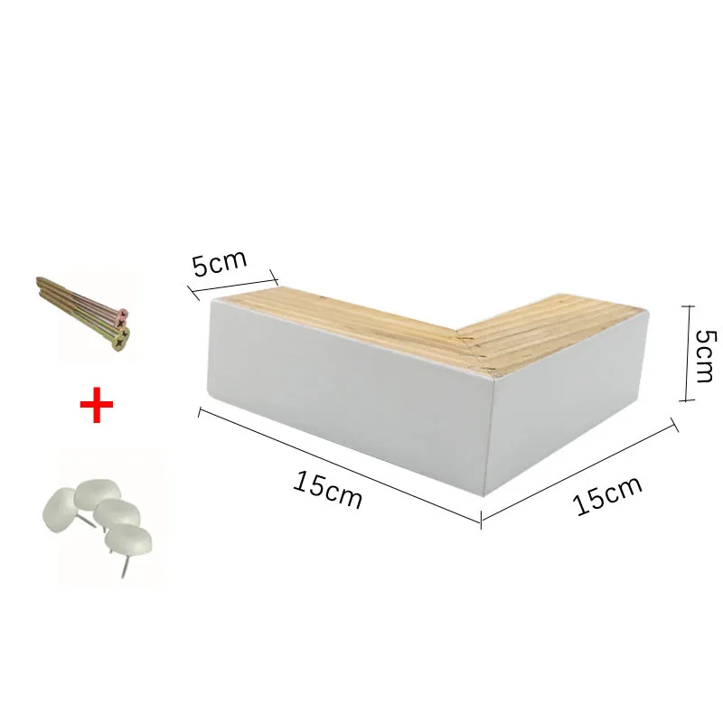 4Pcs Practical  Wooden Furniture Legs  Furniture Accessories Feet Sofa Bed Cabinet Table and Chair Replacement Feet