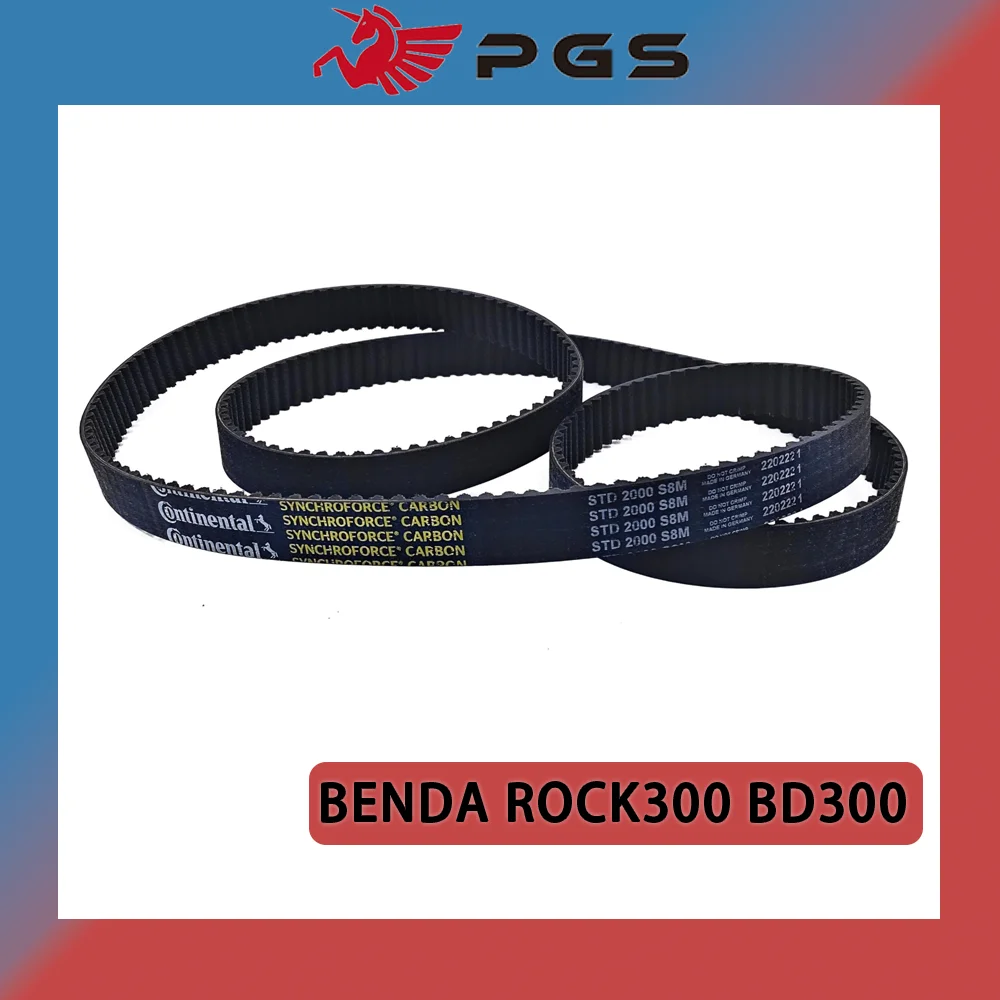 Pgs Originele Motorfiets Aandrijving Riem Std 2000 S 8M Voor Benda Rock300 Bd300 Rock 300 Motorfiets Deel 2202221