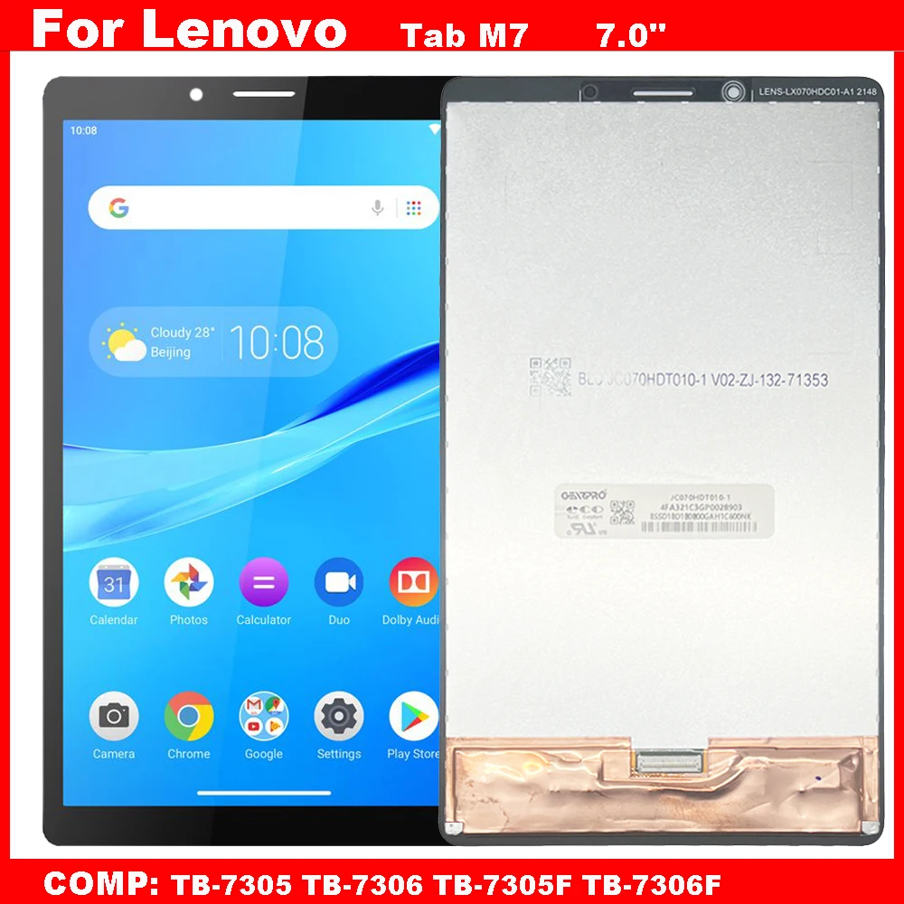 

For Lenovo Tab M7 TB-7305 TB-7305F TB-7305i TB-7305x TB7305 3G 4G WIFI LCD Display Touch Screen Digitizer Assembly Panel Replace