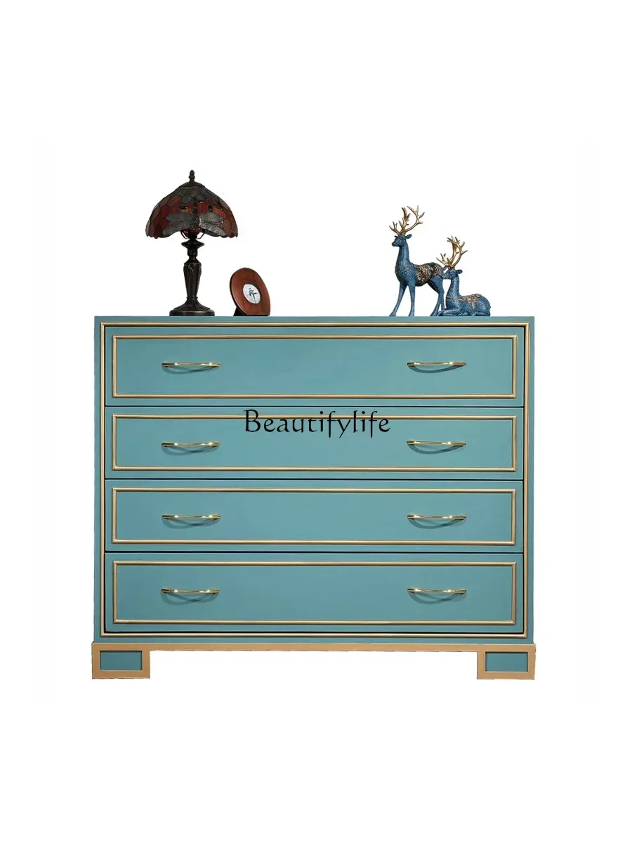 

American multi-chest cabinet, foyer storage, living room entrance decorative partition cabinetL