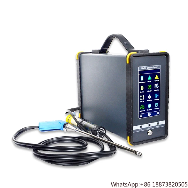 

S360 Industrial 16-in-1 Multi Gas Analyzer Long-Life O2 S2S CO CO2 Detector 16 Gas Flue Gas Analyzer