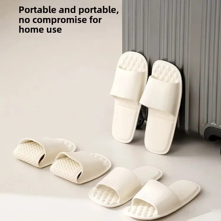 Foldable Portable Travel Slippers for Men And Women Swimming Beach Anti-Slip Hotel Disposable Bathing Suitable for Business Trip