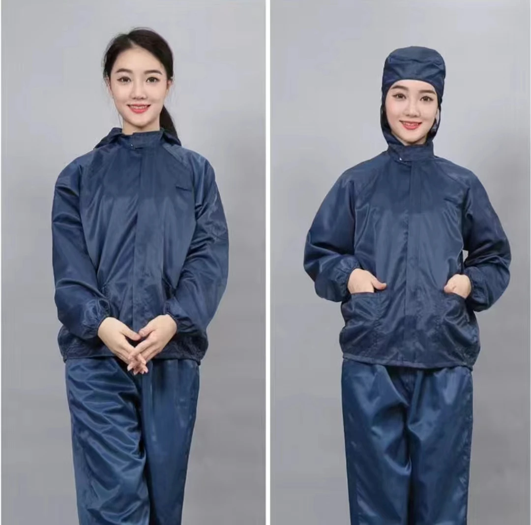 Safety Clothing With Pockets Dust-Proof Clean Paint Materials Isolation Split Type Work ClothesUnisex Reusable Anti-Static