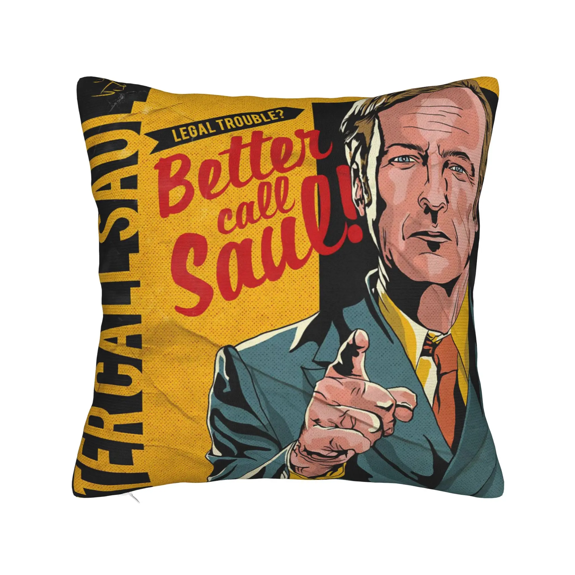 Saul Goodman Actor  Pillow Cover Merch Soft Cushion Cover Gift  Throw Pillow Case Cover Home Multi Size