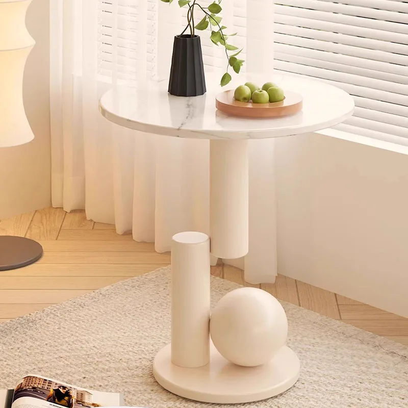 

Designer Round Side Table Industrial Books Minimalist Unique Standing Side Table Bedroom Mesas Bajas Postmodern Furniture