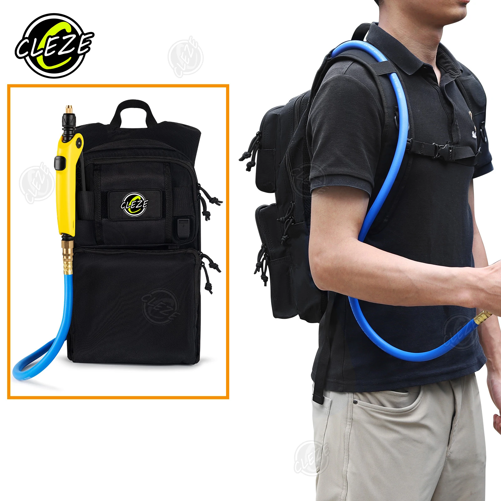 

CLEZE PPF Installation Tools Electric Water Sprayer Backpack With Adjustable Nozzle for Car Care Equipment