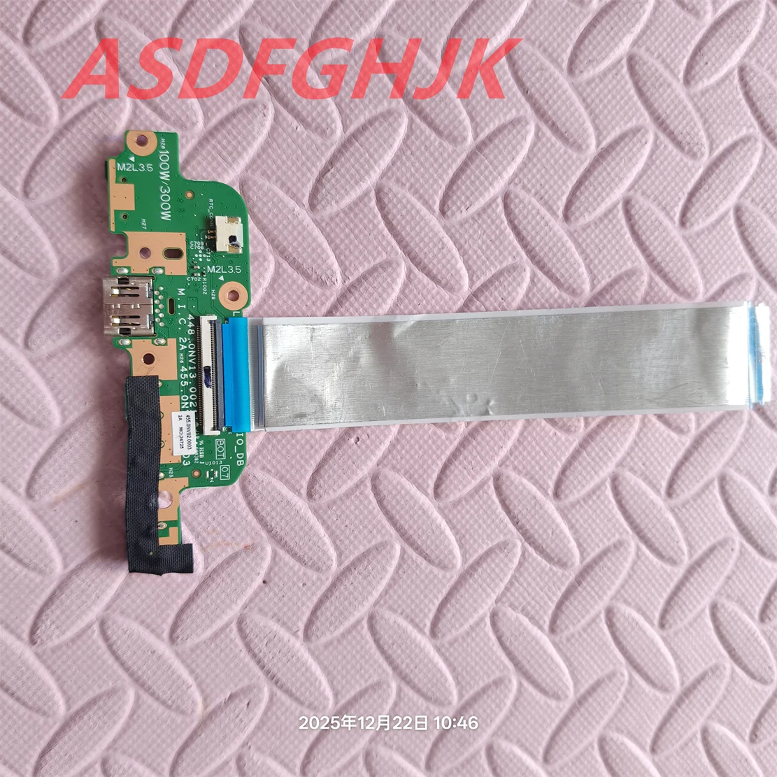 Genuine FOR LENOVO 100W GEN 3 Usb Board WITH Cable  450.0NY05.0001 448.0NV17.0021 TEST OK