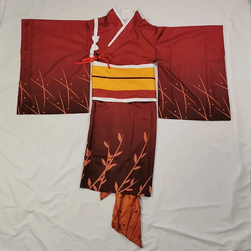 Anime Bungo Stray Dogs Izumi Kyouka Kimono Cosplay Costume with Headwear for Halloween Izumi Kyouka
