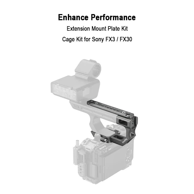 

SmallRig 4830 Extension Mount Plate Kit for Sony FX3 / FX30 XLR Handle Enhance the Grip and Strength of the Original XLR Handle