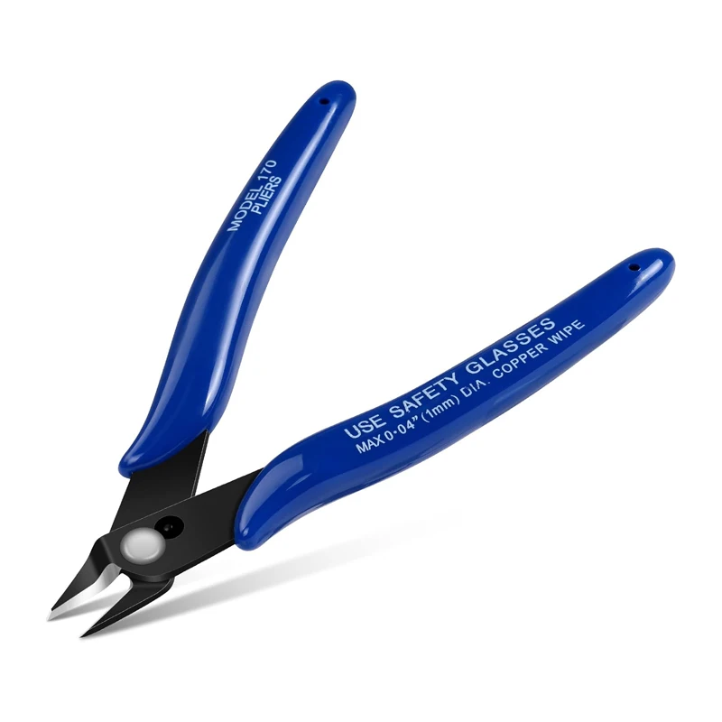 1/2Pcs Micro Wire Cutter 170 Electronic Diagonal Pliers Precision Diagonal Cutting Pliers Electronic Diagonal Pliers Hand Tools