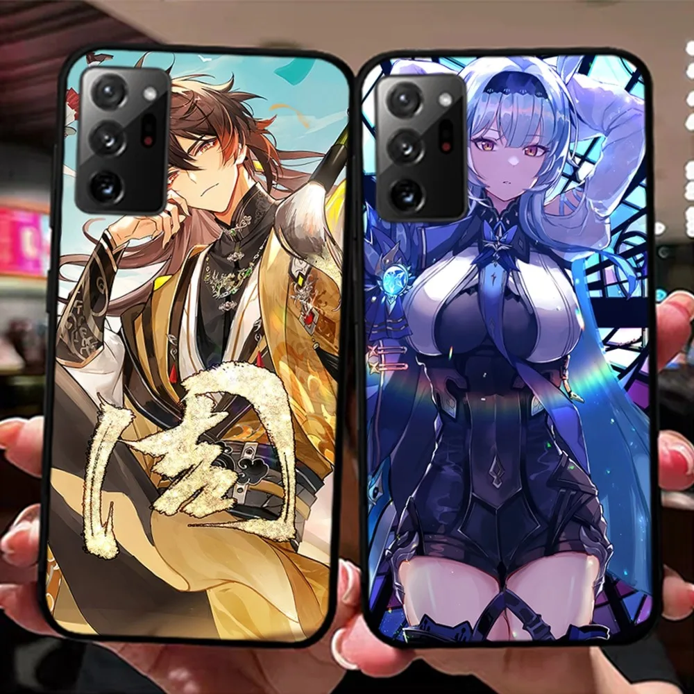 

Genshin Impact Classic Game Phone Case For Samsung Note 8 9 10 20 Pro Plus Lite M 10 11 20 30 21 31 51 A 21 22 42 02 03