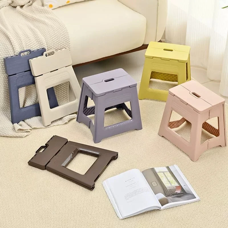 Portable outdoor chairs Non-slip Base Camping Chair Easy to Carry Take Rest Practical Compact Foot Stool Light-Weight Folding
