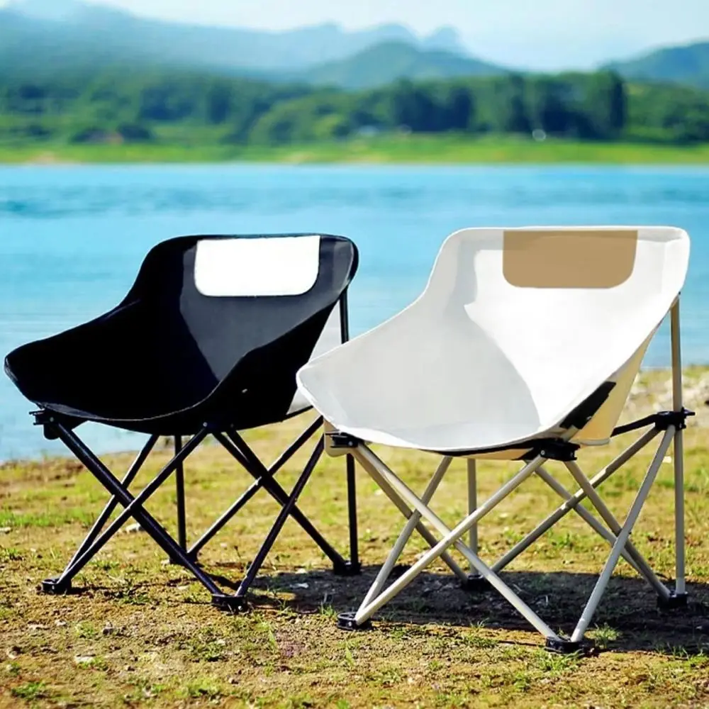 Breathable Camping Chair Cover Oxford Cloth Anti-slip Moon Chair Replacement Fabric Thickened Chair Surface