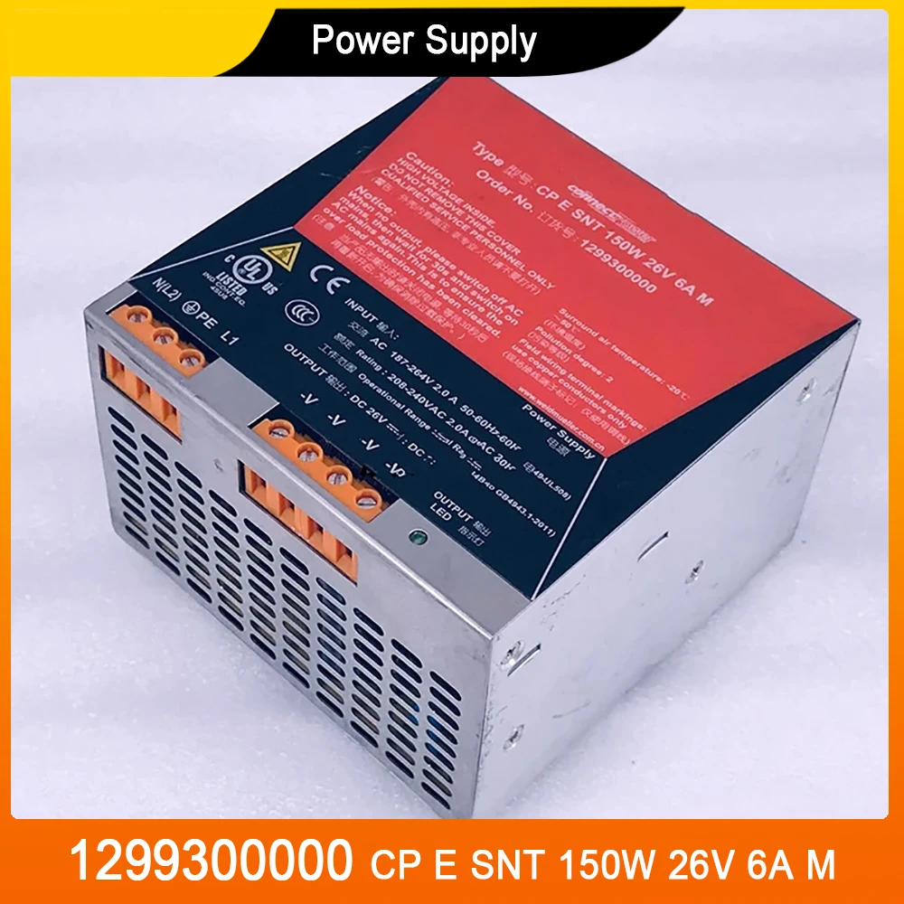 

1299300000 CP E SNT 150W 26V 6A M For Weidmüller Switching Power Supply