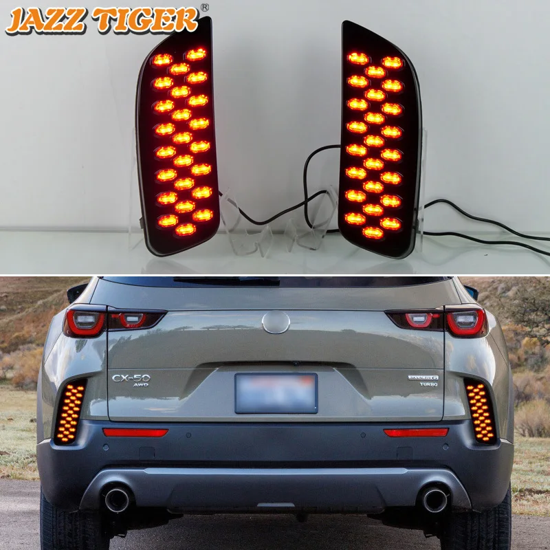 

Car Accessories Rear Bumper Light For Mazda CX-50 CX50 2022 2023 Auto Signal Indicator Led Reflector Brake Lamp