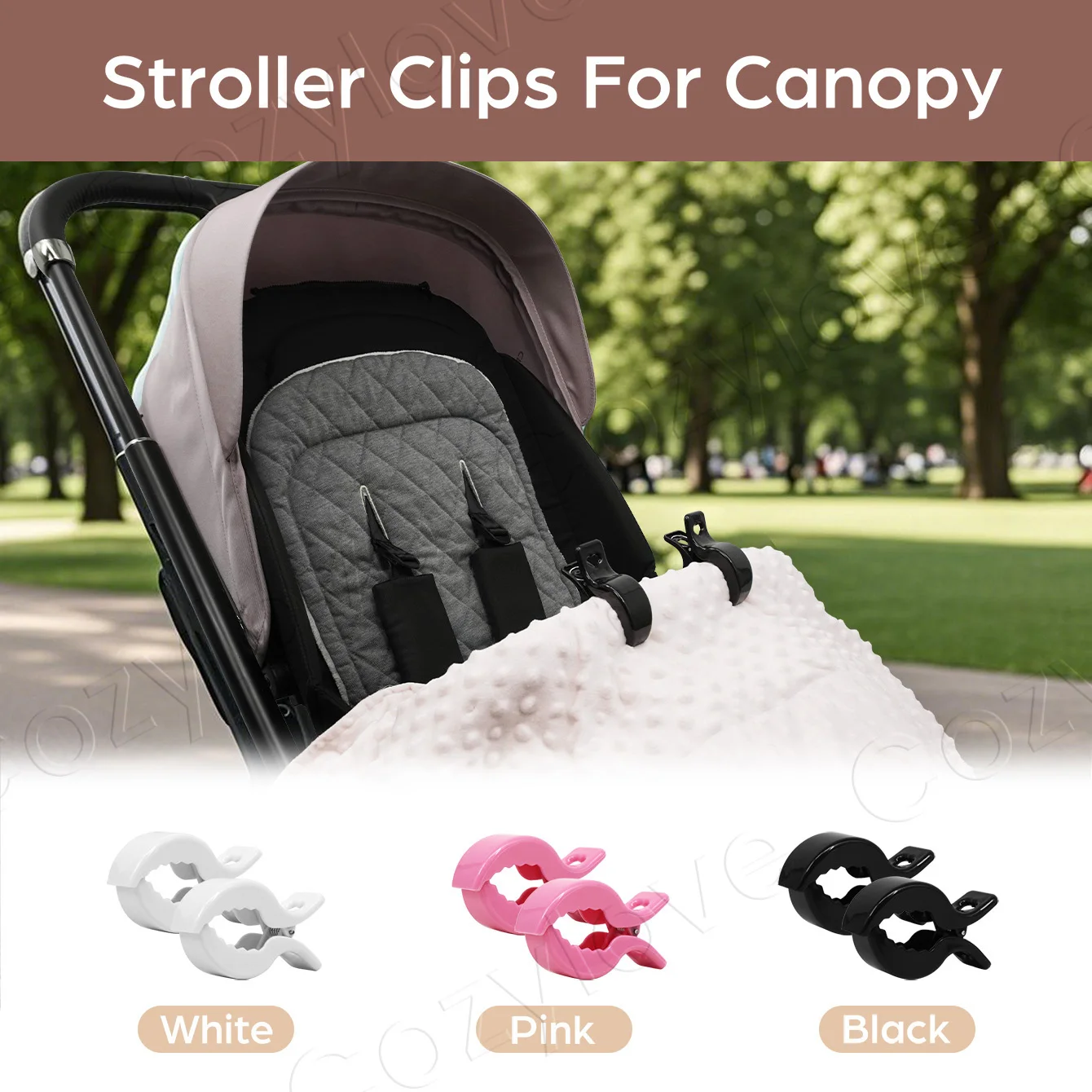 Baby Noise Canceling Earmuffs Infant Hearing Protection Headphones with Clip for Newborn Toddler view 6
