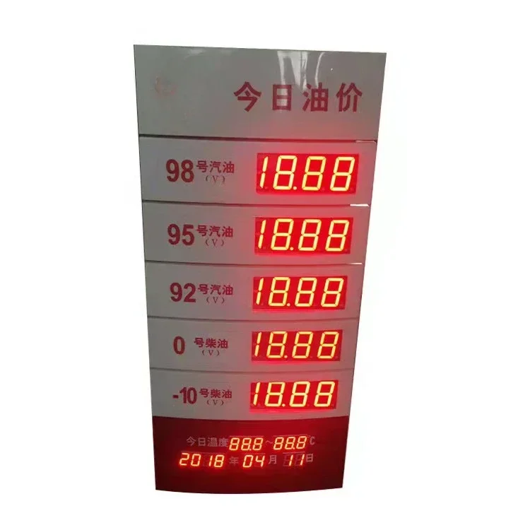 Station Display Pylon Signage Outdoor Advertising Board Led  Price Sign