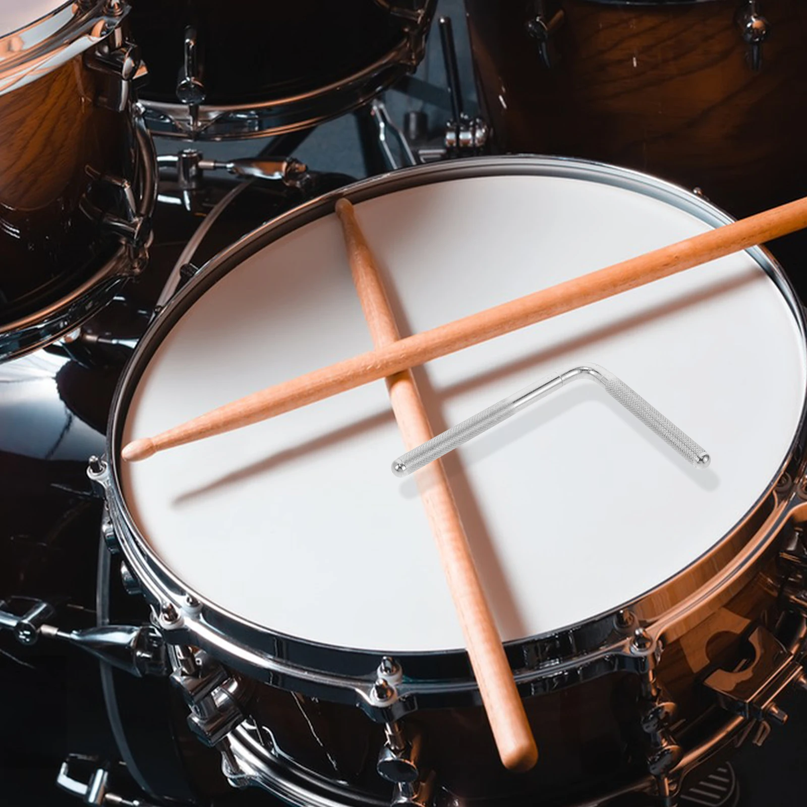 

Cowbell Stand Bracket Fitting Musical Instrument Accessories Holder L-shaped Rod Metal Extension Arm