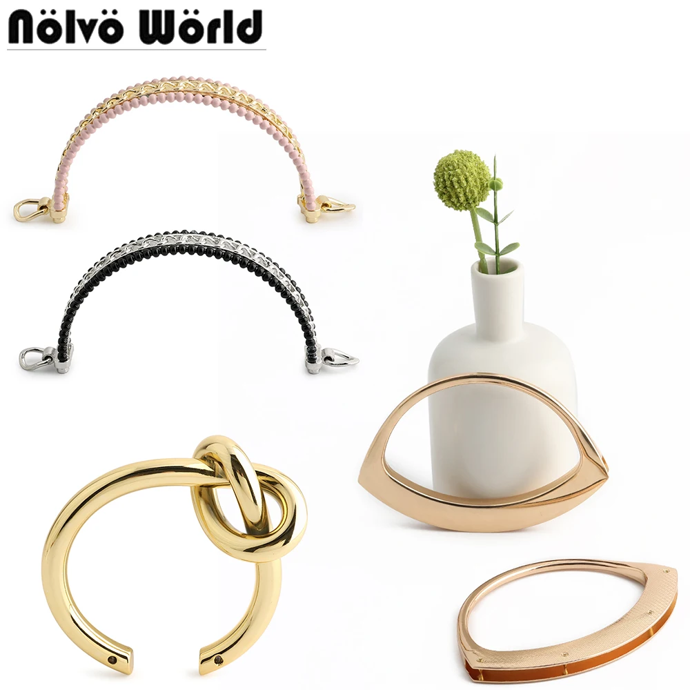 

2/8/16 шт. элегантные металлические ручки для сумок для женщин, сумки-клатчи на плечо, сумка-кошелек, ремни для сумок, сделай сам, сменные аксессуары