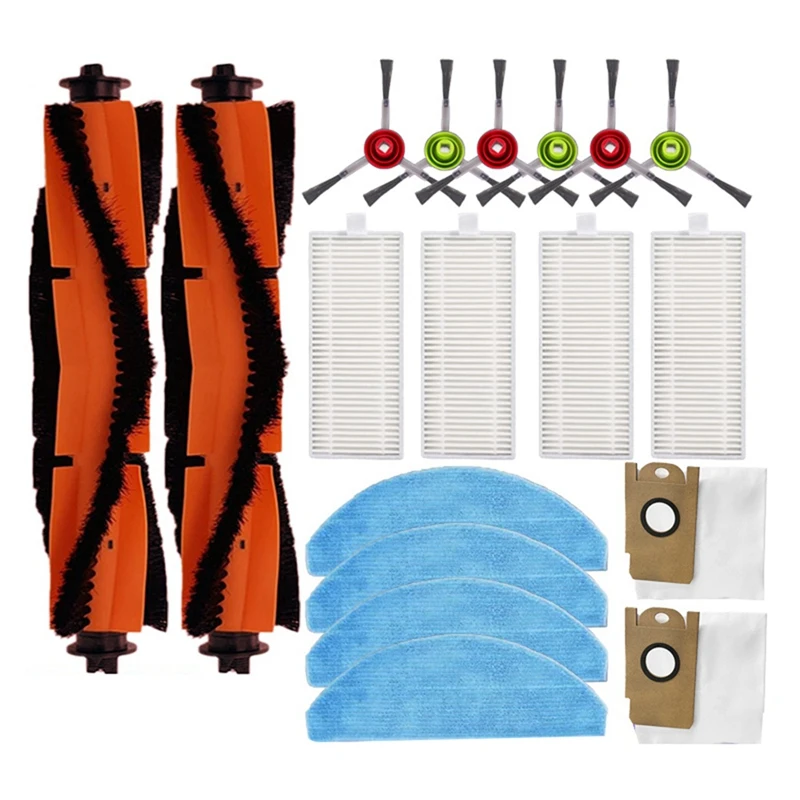 فلتر HEPA فرشاة جانبية رئيسية ، قماش ممسحة ، أجزاء حقيبة غبار لـ شاومى ليدستو ، ملاحة بالقصور الذاتي ، روبوت كنس وسحب G2 ، 1 مجموعة