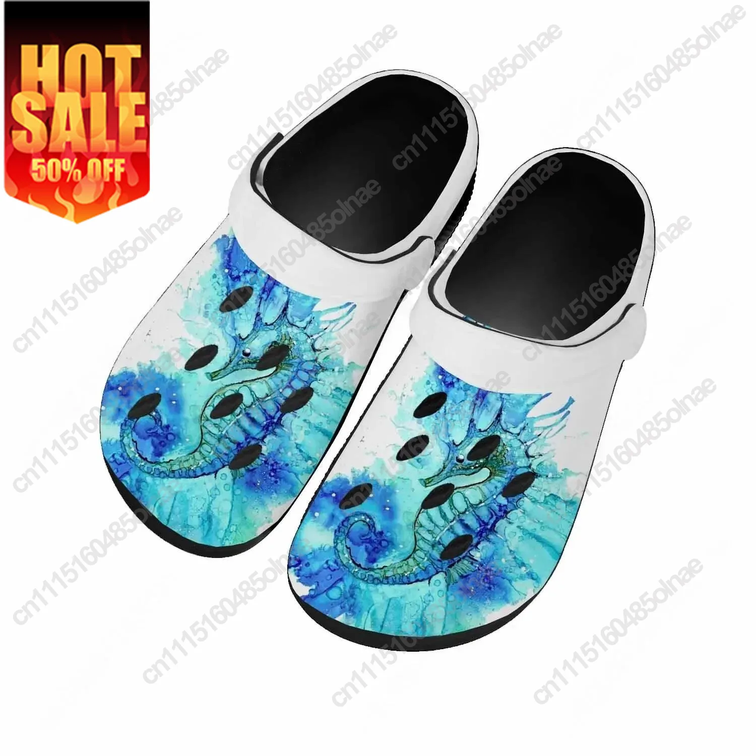Seahorse Sandals Women Teenager Home Fashion Water Shoe High Quality Garden Breathable Summer Comfort Beach Hole Slippers