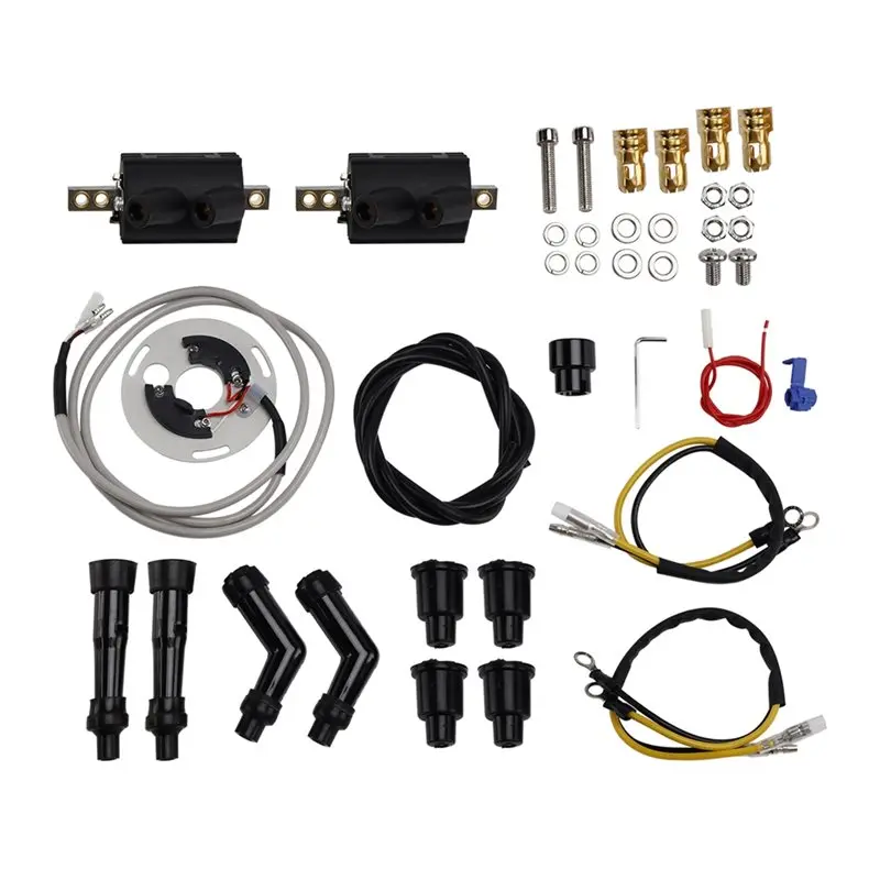 M50K-For Kawasaki KZ900 Z1 KZ1000 KZ1100 GPZ ZX900 Ninja 1975-1990 Compatible DS2-1 Electronic Ignition Coil Kit Ignition System
