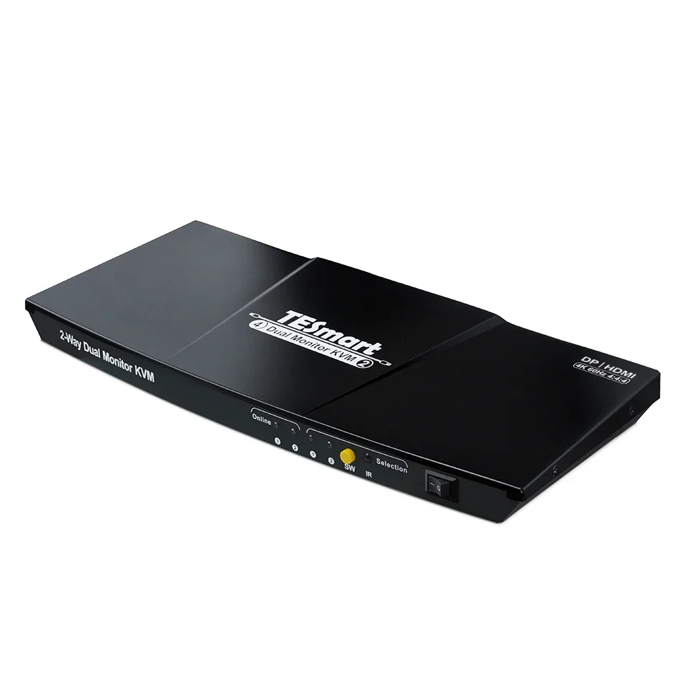 Displayport HDMI Dual Monitor Switch Unterstützung 4k 60Hz USB-Gerät für Home Office 4x2 HDMI DP KVM Switcher Selector