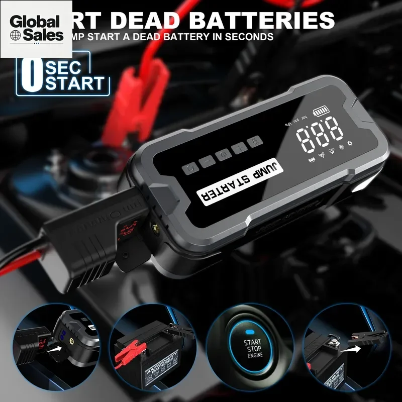 Car Emergency Start Power Supply All-in-One Machine Battery Multi-Function Ignition Power Supply 25-Cylinder Air Pump