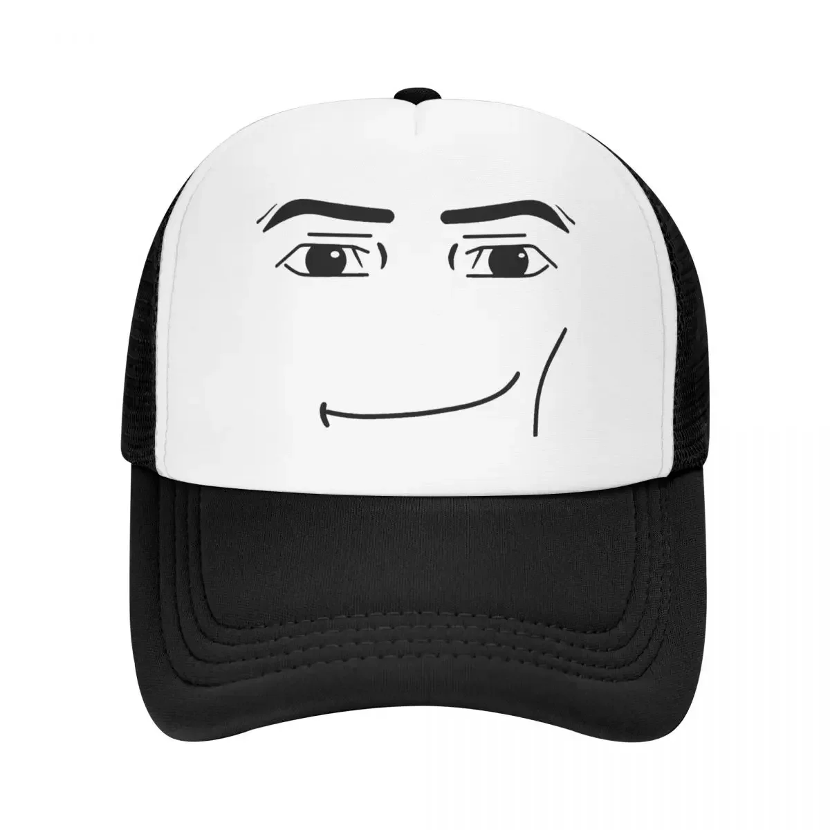 Personalized Anime Robot Robloxs Face Baseball Cap Women Men Adjustable Trucker Hat Sports Snapback Caps Summer Hats