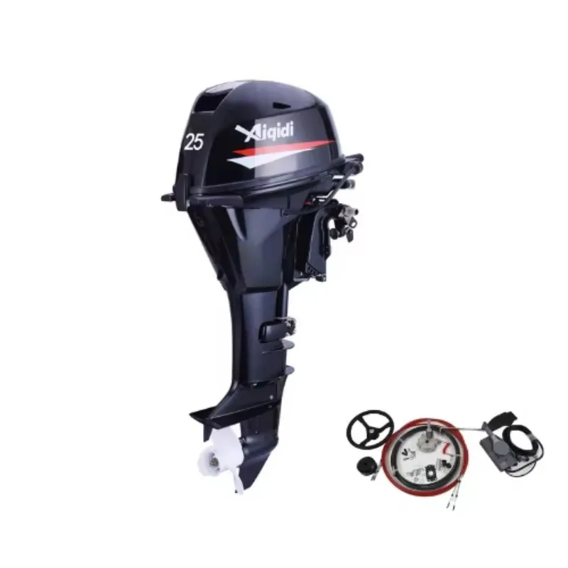 AIQIDI 15HP 20HP Outboard Propulsion -Powered Fishing Boat 4-Stroke Motor Outboard