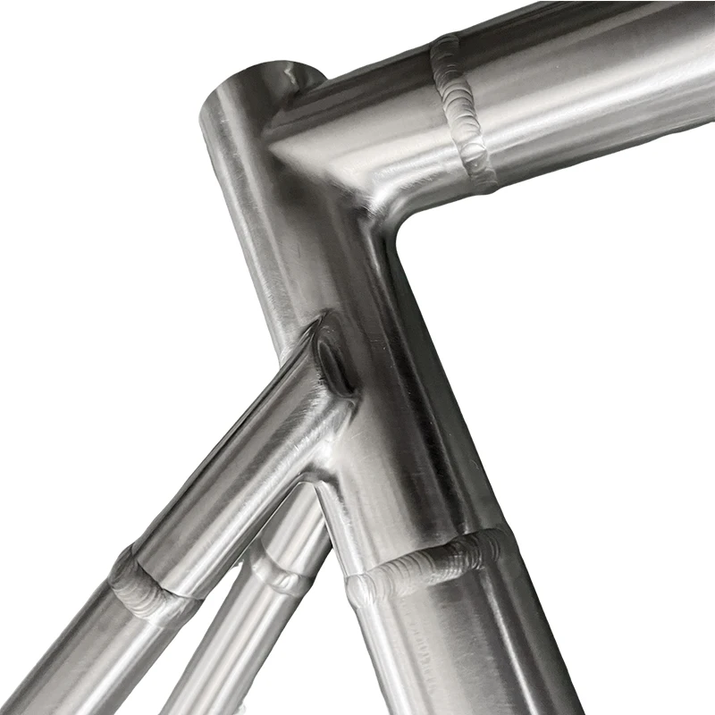 

Titanium Bicycle Frame - Custom Machined with Precision Marking for Extreme Performance