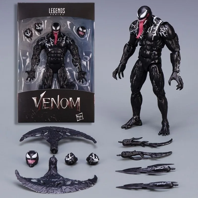 Auf Lager 18cm Bewegliche Gelenk-Venom-Actionfigur Modell Passende Spielfiguren Geschenk Sammlerstück Ausstellungsstück