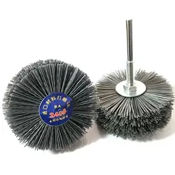 Grinding Head Nylon Abrasive Wire Electric Drill Polishing Brush for Metal Rust Removal Wood Furniture Deburring Wheel Brush