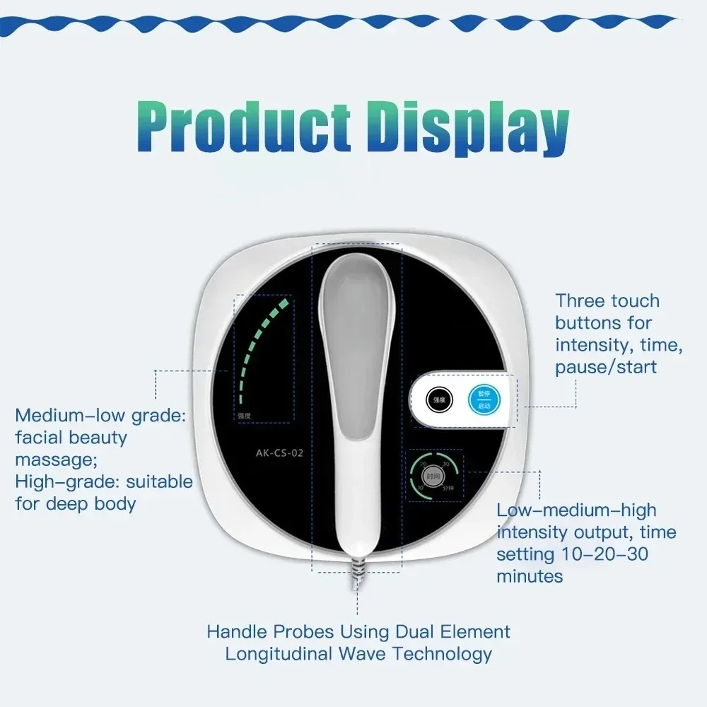 Ultrasonic Therapy Machine For Pain Relief Muscle Joints Massage No Drug Ultrasound 1MHz Physiotherapy Device LCD Screen Display