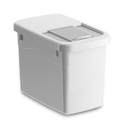 Large Capacity 15 KG Rice Storage Box With Lid, Thickened Transparent Moisture-proof Insect-proof Storage Container
