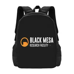 Black Mesa Research Facility School Bags Travel Laptop Backpack Black Mesa Research Facility Half Life 2 Half Life 3 Portal 2