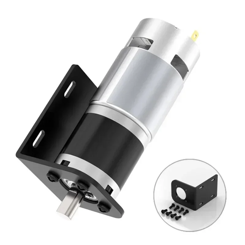 

Планетарный редуктор постоянного тока 12 В, 24 В, низкоскоростной двигатель постоянного тока, 775 долгий срок службы, ультравысокий крутящий момент, прямой и обратный, 42 мм, планетарный матовый редуктор