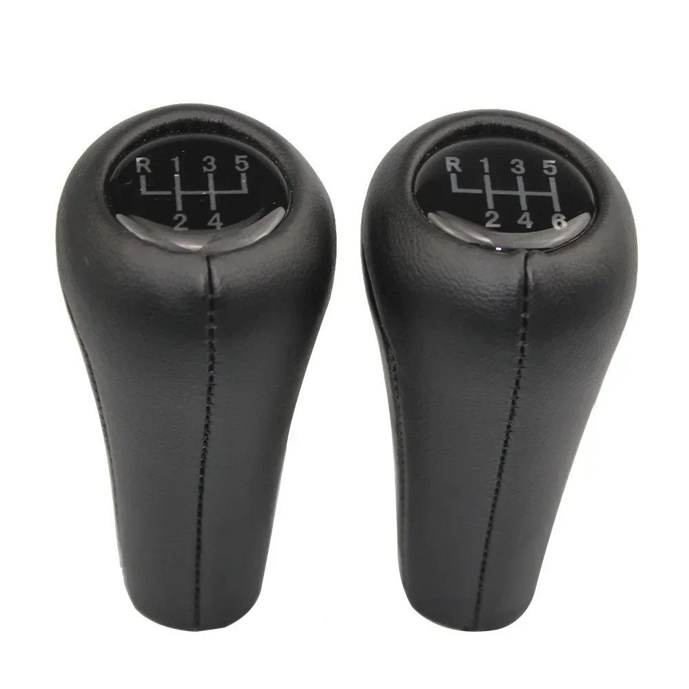 5/6 Speed Leather Gear Shift Knob for BMW E28 E30 E32 E34 E36 E38 E39 E46 X1 X3 X5 Z1 Z3 Z4 Car Shifter Stick Lever Headball