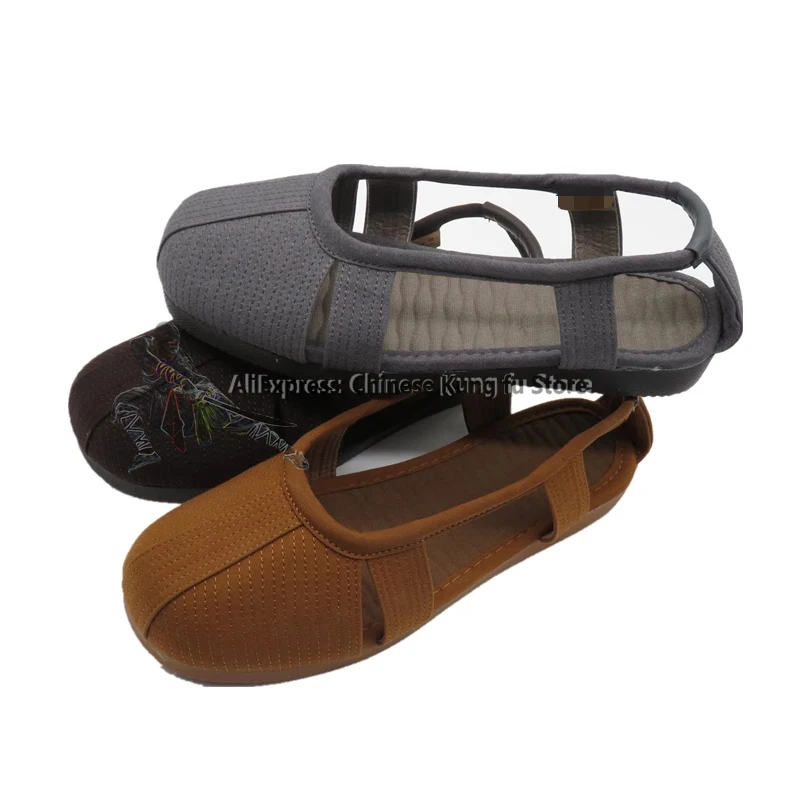 

Chinese Shaolin Kung fu Shoes Martial arts Wushu Training Sports Sneakers Buddhist Monk Footwear Read Description about Size