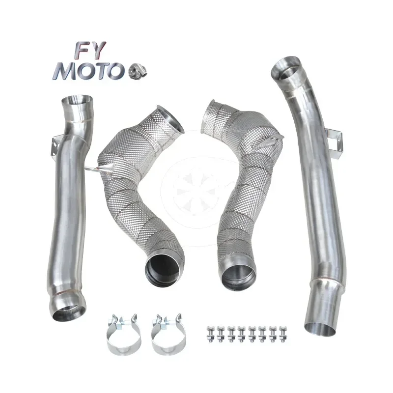 

Exhaust Catted Downpipe for Amg Gt/Gtc/Gts/Gtr 2015+ with Heat Shield