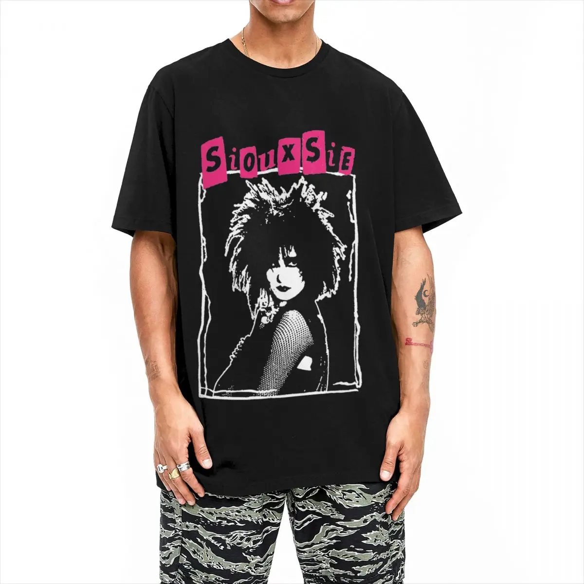 Men Women\'s Siouxsie And The Banshees Siouxsie Off T Shirt Pure Cotton Clothes Funny Short Sleeve Tee Shirt New Arrival T-Shirts