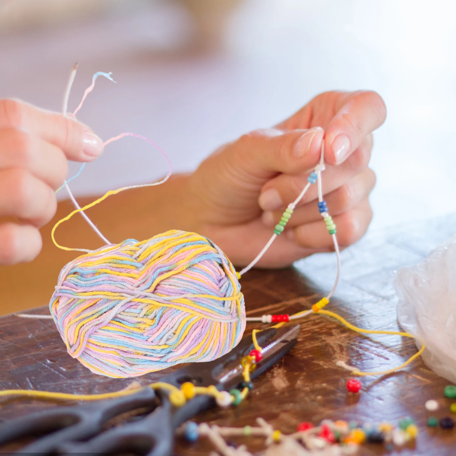 

3Pcs Comfortable Cotton Yarn Household Crochet Multifunction DIY Decorations Soft Skinfriendly Durable Flexible