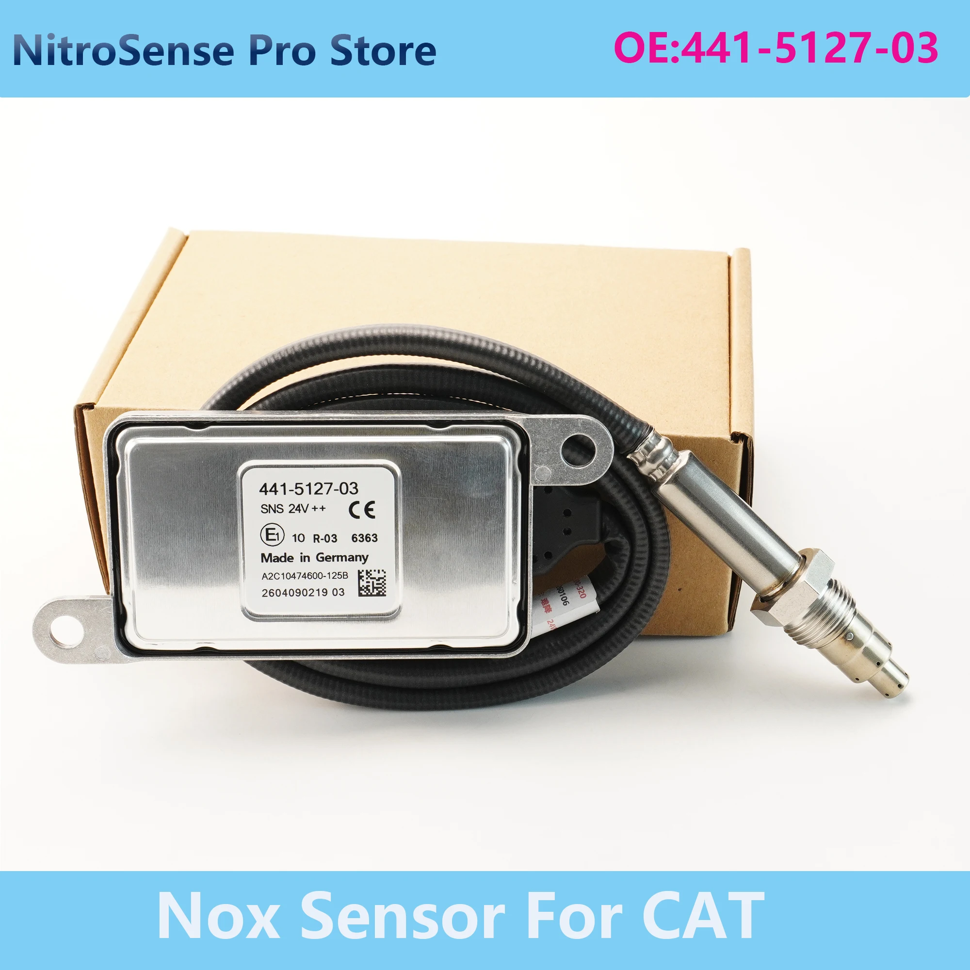 

441-5127-03 441512703 441 5127 03 24V Nitrogen Oxygen Sensor Nox Sensor For CAT Caterpillar Truck Engine