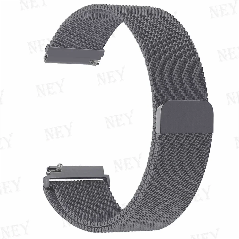 20 mm/22 mm Milanaise-Band für Amazfit GTS/2/2e/3/4/GTS2 Mini/GTR 47 mm/GTR2/3/4/Pro Stratos Metallarmband Amazfit Bip 3 Pro Armband