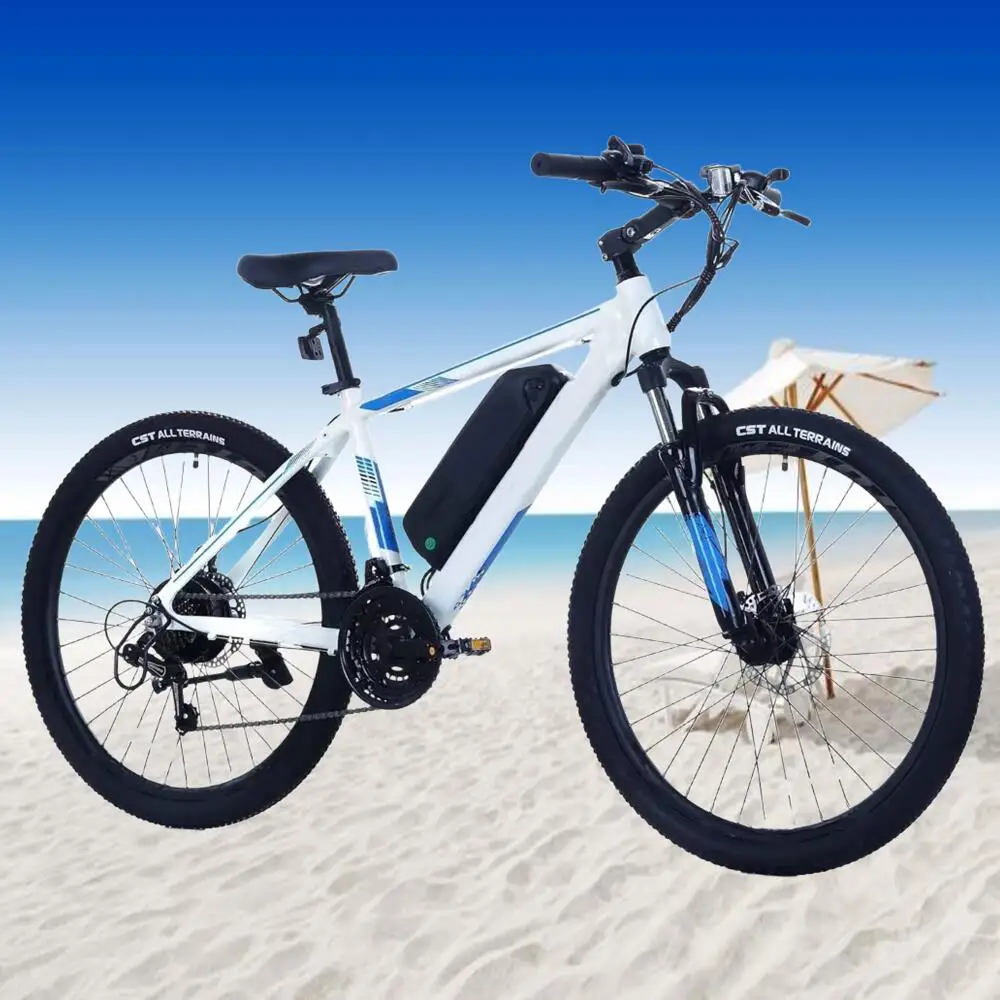 

500W Electric Motorcycles Bike for Adults, 26'' 24'' Commuter Electric Motorcycles Mountain Bicycle, 36V/374Wh/468Wh Battery