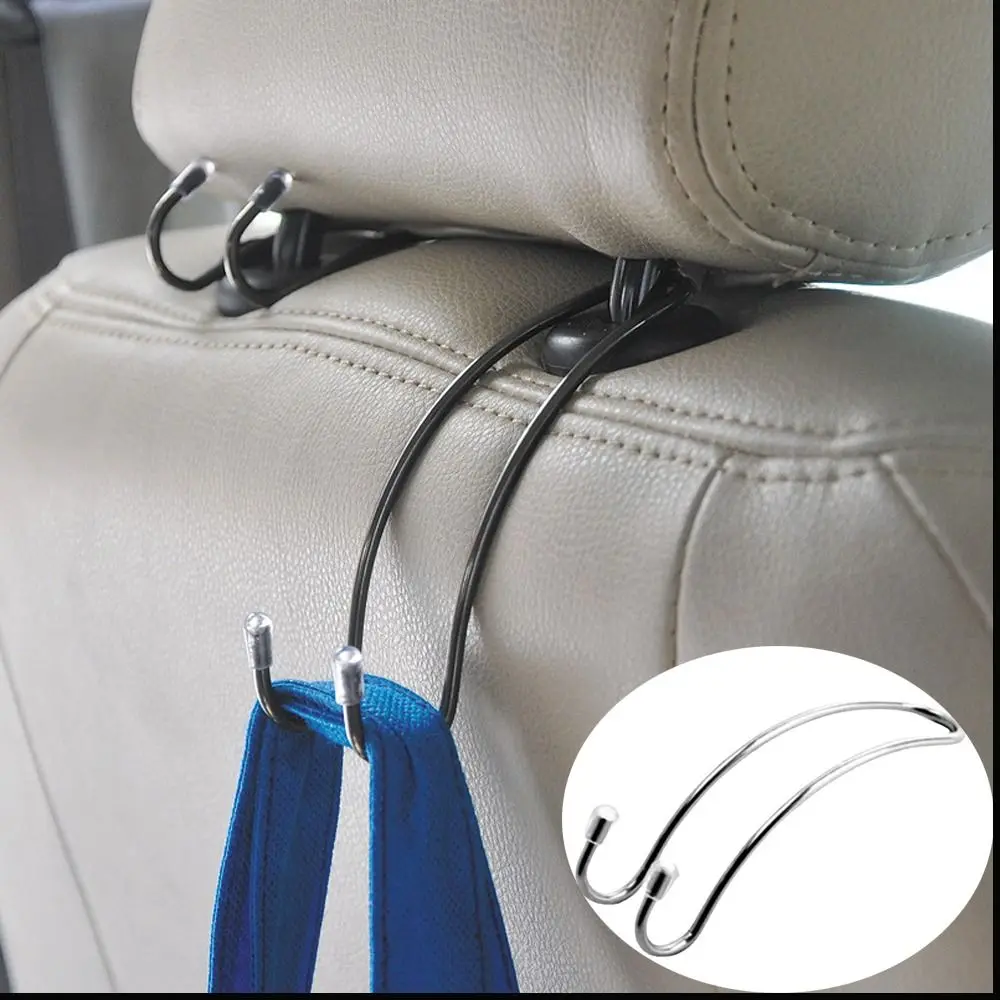 

Hook Organizer Car Seat Hook High Quality Car Accessories Auto Hidden Metal Hook Coat Storage Back Seat Headrest Hanger Handbag