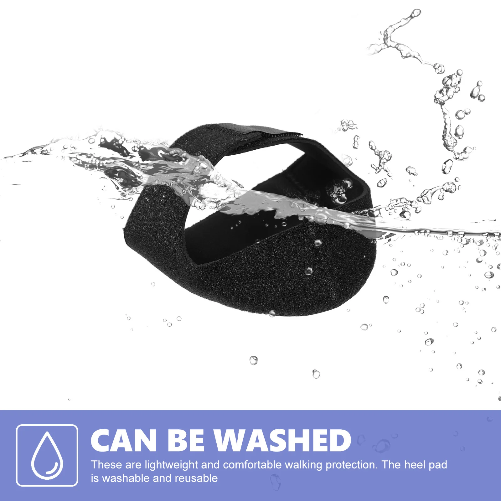 

1 Pair Non-Slip Cover Silicone Cups Reusable Pad Breathable Heel Protector Plantar Fasciitis Support Comfortable Heel Cushion